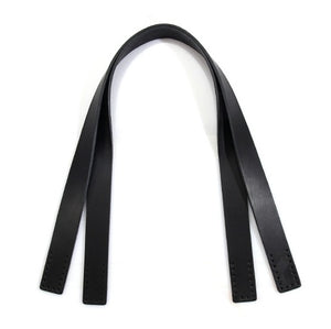 24” byhands 100% Genuine Leather Shoulder Bag Straps/Purse Handles (40-4125) Black